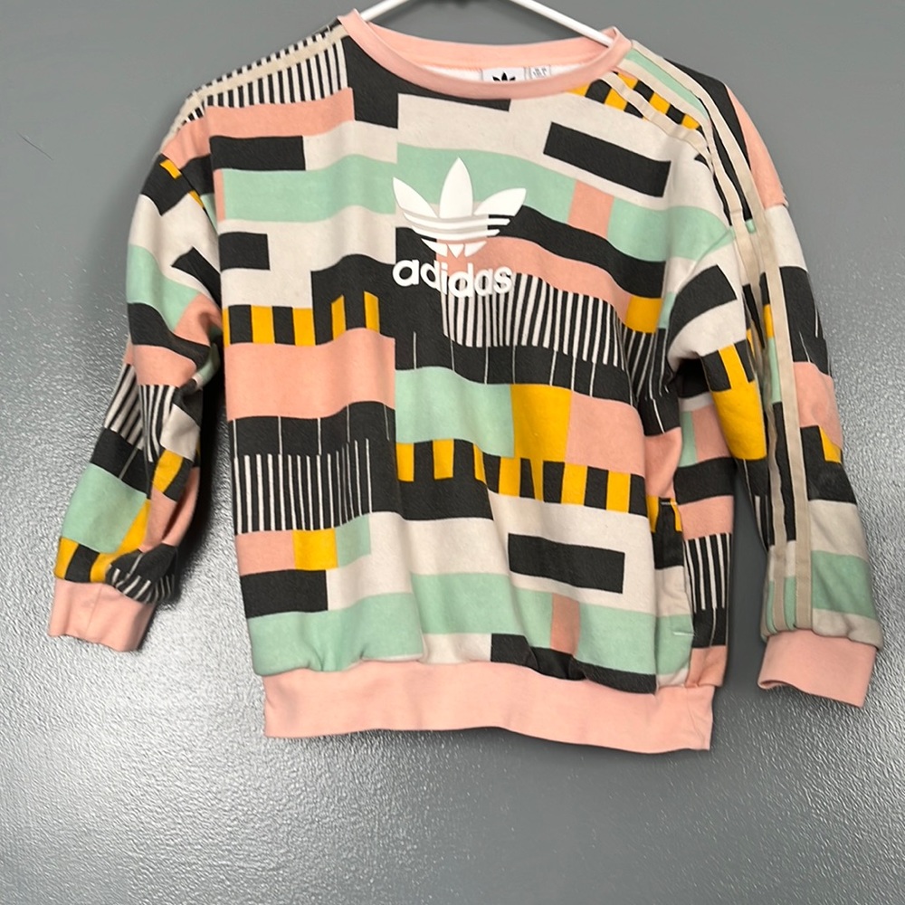 Adidas colorblock crewneck